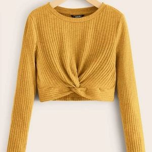 Sweater Crop Top